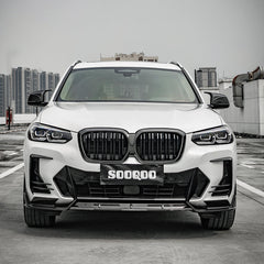 TNF+ SOOQOO Frontspoiler Carbon passend für BMW iX3 (G08i) Facelift