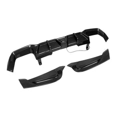 TNF+ SOOQOO Heckdiffusor mit Licht Carbon passend für BMW X4 (G02) Facelift