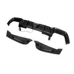 TNF+ SOOQOO Heckdiffusor mit Licht Carbon passend für BMW X4 (G02) Facelift