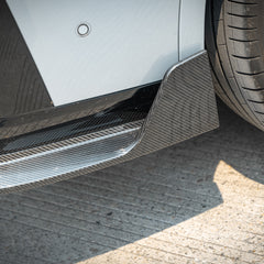 TNF+ SOOQOO Heckdiffusor mit Licht Carbon passend für BMW X4 (G02) Facelift