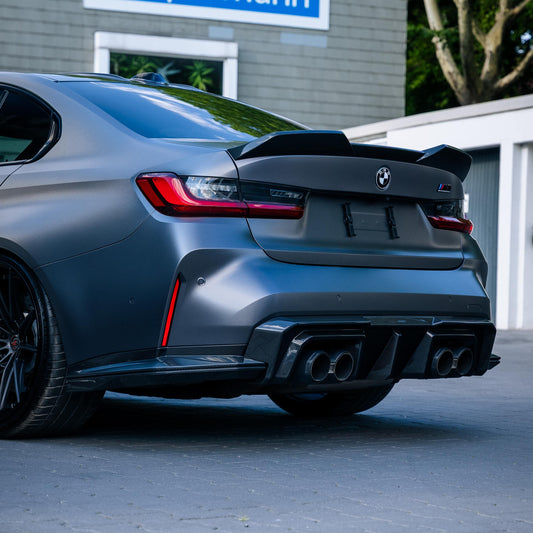 TNF+ SOOQOO Heckdiffusor Set Carbon passend für BMW M3 (G80/G81)