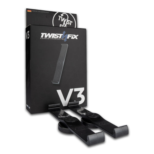 TwistNfix universal license plate holder