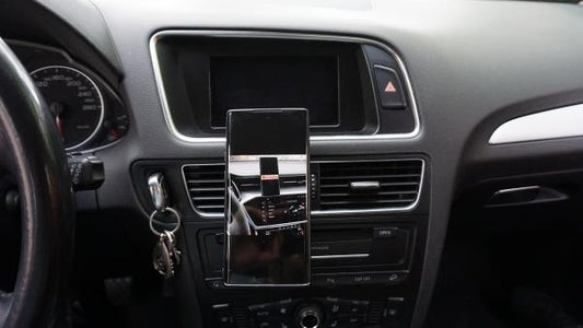 Mobile phone holder suitable for Audi Q5 8R year 08-17 Made in GERMANY