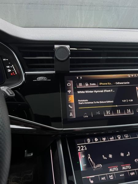 Handyhalter passend für Audi Q7 Facelift ab Bj.2019 + Q8 (4M) ab Bj.2018 Made in GERMANY