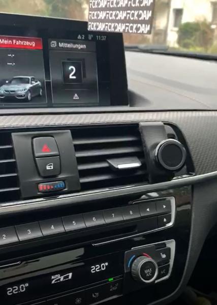 Mobile phone holder suitable for BMW 3 Series F80 2014-2018 Made in GERMANY