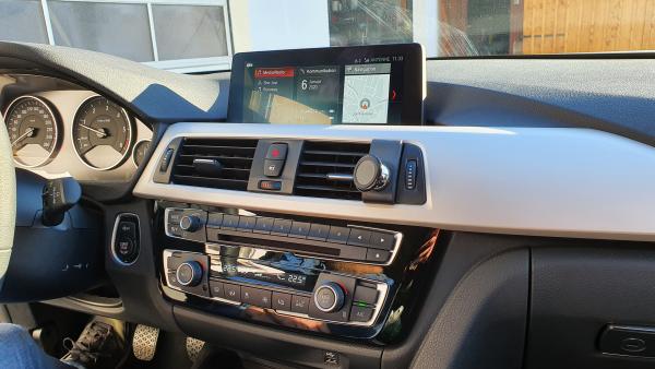Mobile phone holder suitable for BMW 3 Series/4 Series Touring, Coupe, Convertible, Grand Coupe F30, F31, F32, F33, F34, F36 10/2011-2019 Made in Germany #1