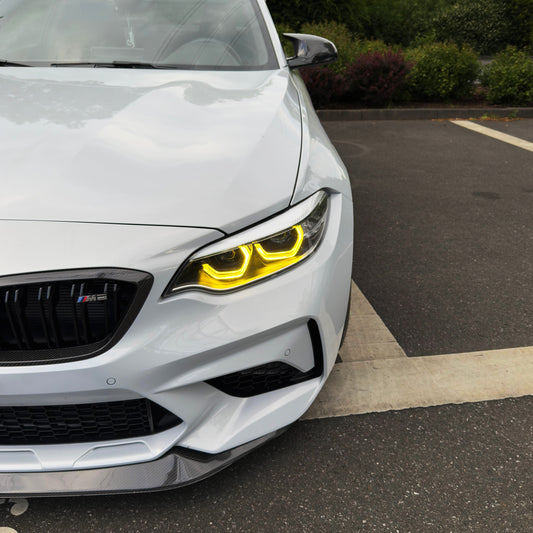 TNF Automatische Tagfahrlichter Module gelb weiß  / DRL Module yellow lights / 3 Modi passend für BMW M2 (F87/F22/F23) Facelift
