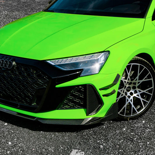 TNF+ SOOQOO Frontspoiler Carbon passend für Audi RS3 (8Y) - Facelift