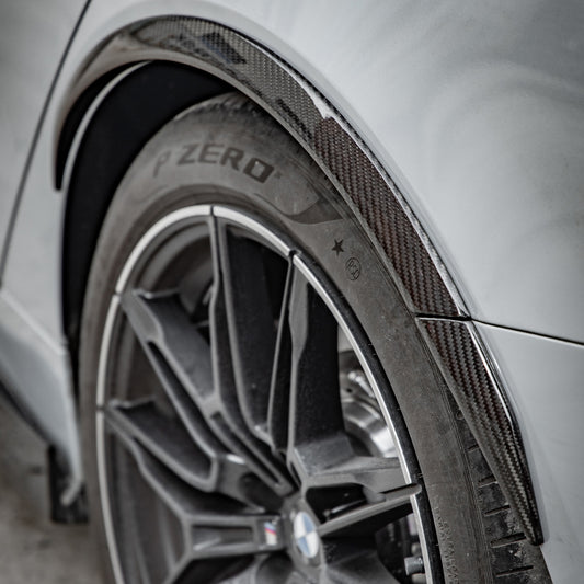 TNF+ Performance Kotflügelverbreiterung vorne & hinten Carbon passend für BMW 4er i4 (G26)