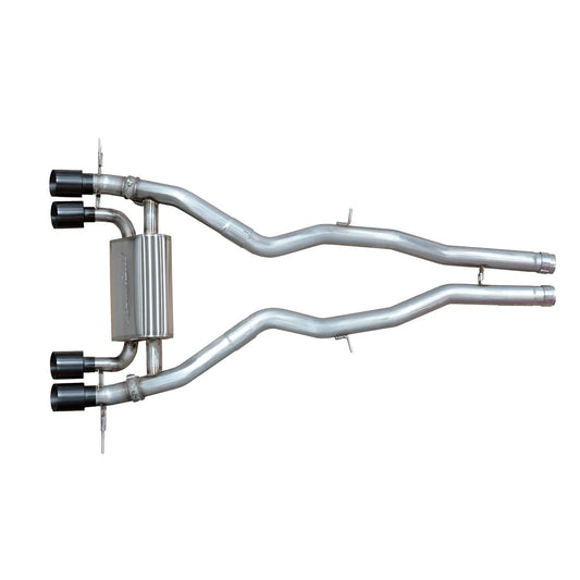 Aulitzky Exhaust | ECE exhaust system 3" (76mm) from OPF with flap control | suitable for BMW M2 (G87) S58