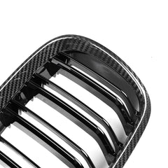 TNF+ Doppellamellen Frontgrill Carbon passend für BMW 3er M3 (E92/E93) LCI