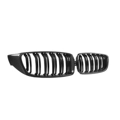 TNF+ Doppellamellen-Frontgrill Carbon passend für BMW M3 (F80) M4 (F82/F83) 4er (F32/F33/F36)