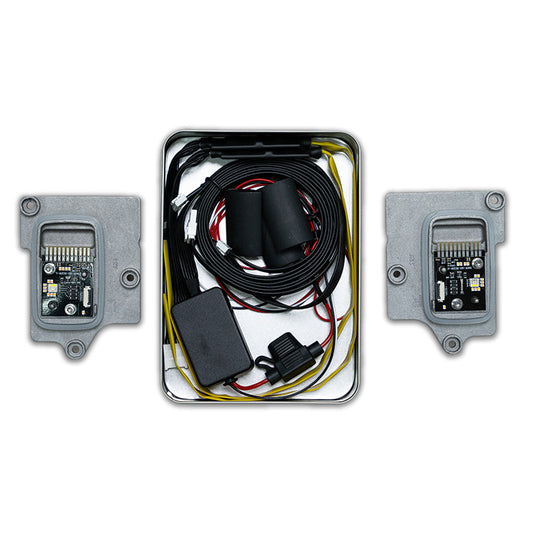 TNF RGBW DRLS LIGHTS including heat sink suitable for BMW G87/G42 daytime running light LED module set RGBW