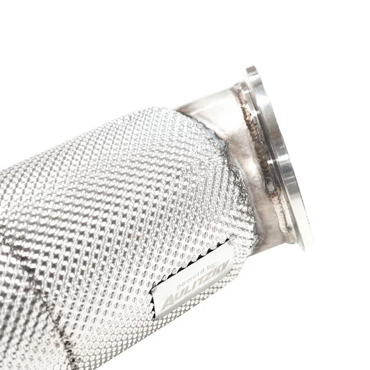 Aulitzky Exhaust | ECE Downpipe 3,54" (90mm) mit Sport-Kat | passend für BMW M135i/M235i (F20/F21/F22/F23) N55