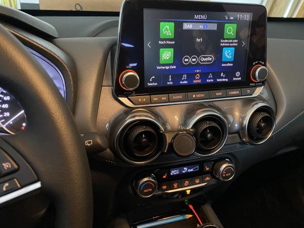 Mobile phone holder suitable for Nissan Juke (F15) from 2019 Made in Germany