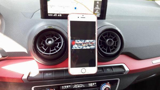 Mobile phone holder suitable for Audi Q2 year 2016- Made in GERMANY
