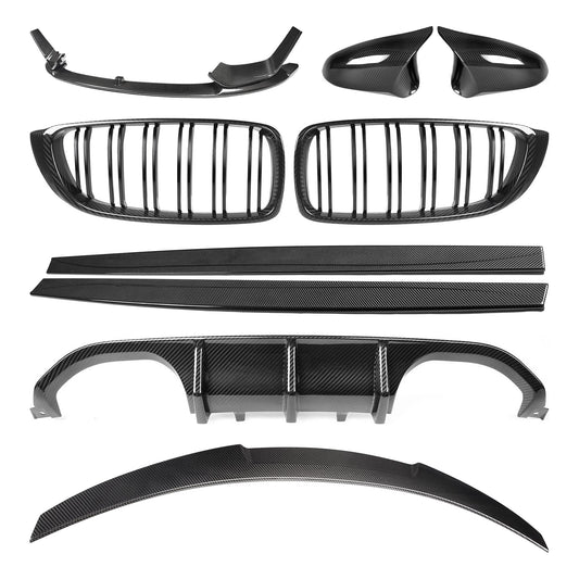 TNF+ Performance Komplett-Kit Carbon passend für BMW M3/M4 (F80/F82/F83) – M4 Coupé (F82)