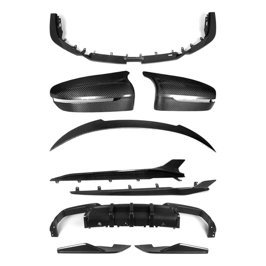 TNF+ SOOQOO Komplett-Kit Carbon passend für BMW M8 Coupé/Cabrio (F91/F92) – Coupé (F92)