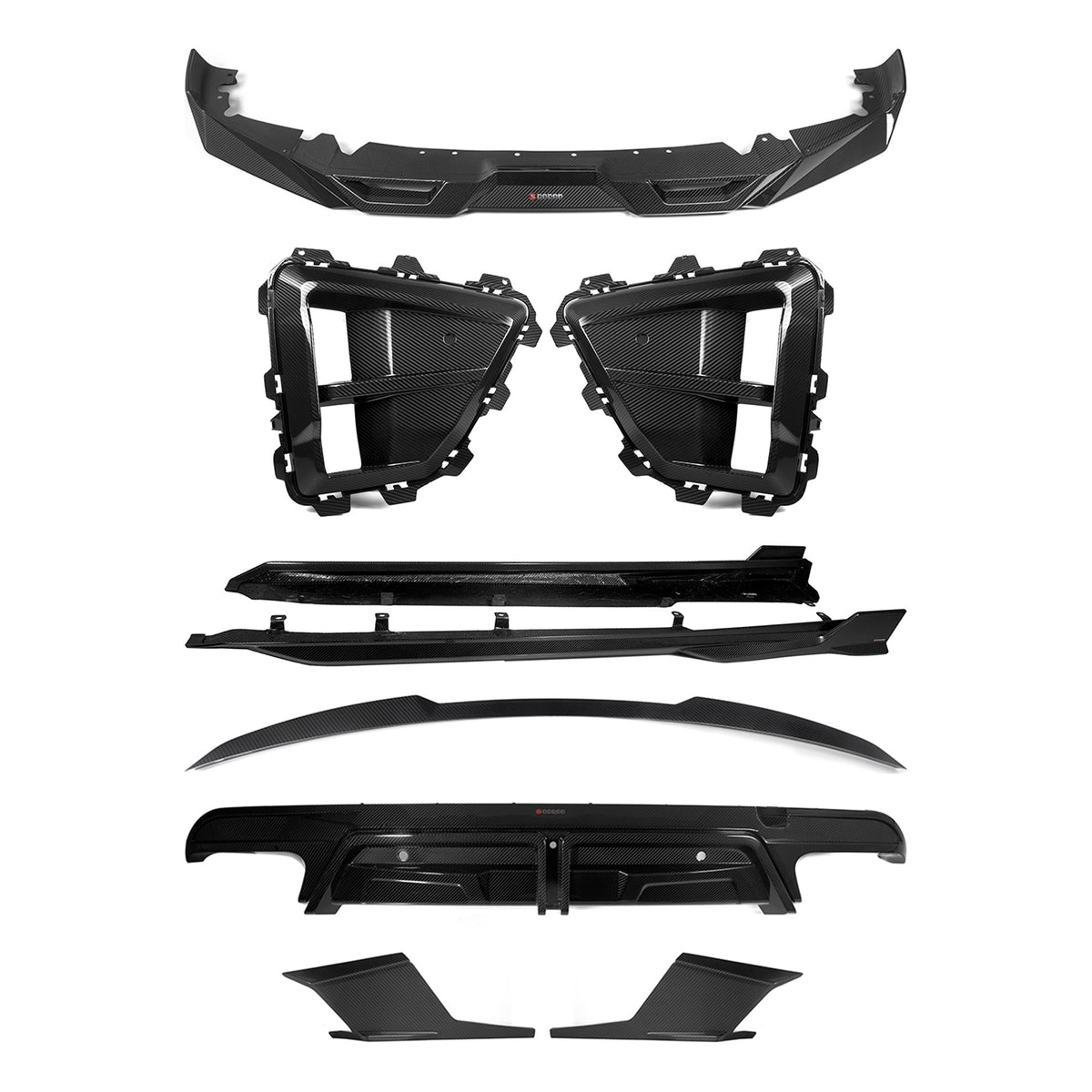 TNF+ SOOQOO Komplett-Kit Carbon passend für BMW X5 M (F95 Facelift)
