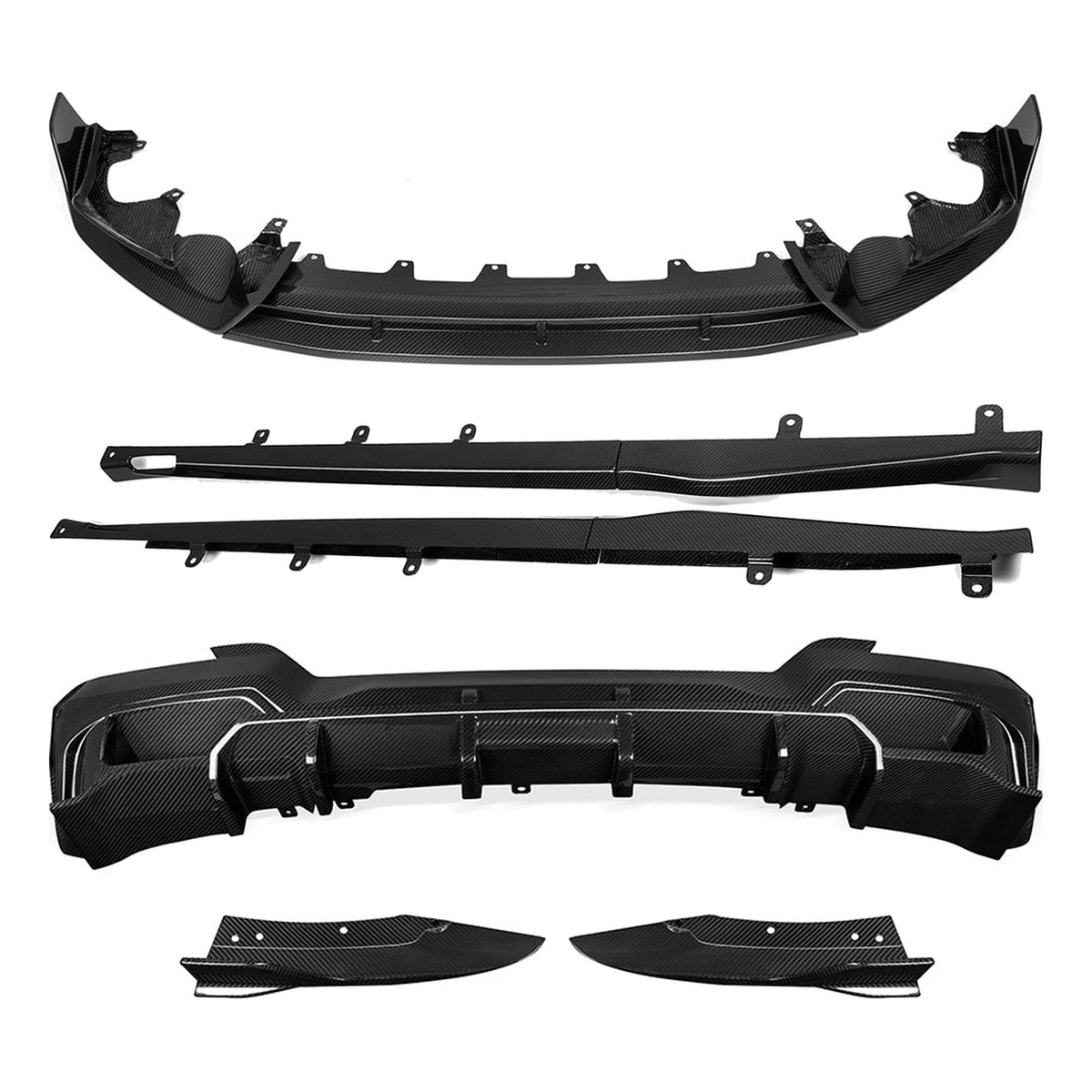 TNF+ SOOQOO Aero-Kit Carbon passend für BMW iX3 (G08 Facelift)