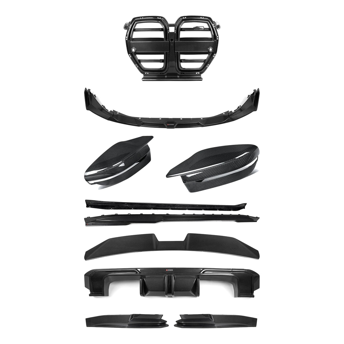 TNF+ SOOQOO Komplett-Kit Carbon passend für BMW M3 (G80/G81)