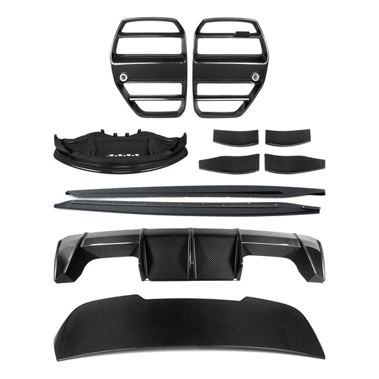 TNF+ GT4-Style Track-Kit Carbon passend für BMW M3 (G80/G81) – Touring (G81)