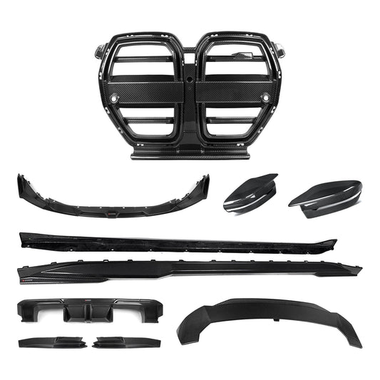 TNF+ SOOQOO Komplett-Kit Carbon passend für BMW M3 (G80/G81) – Touring (G81)