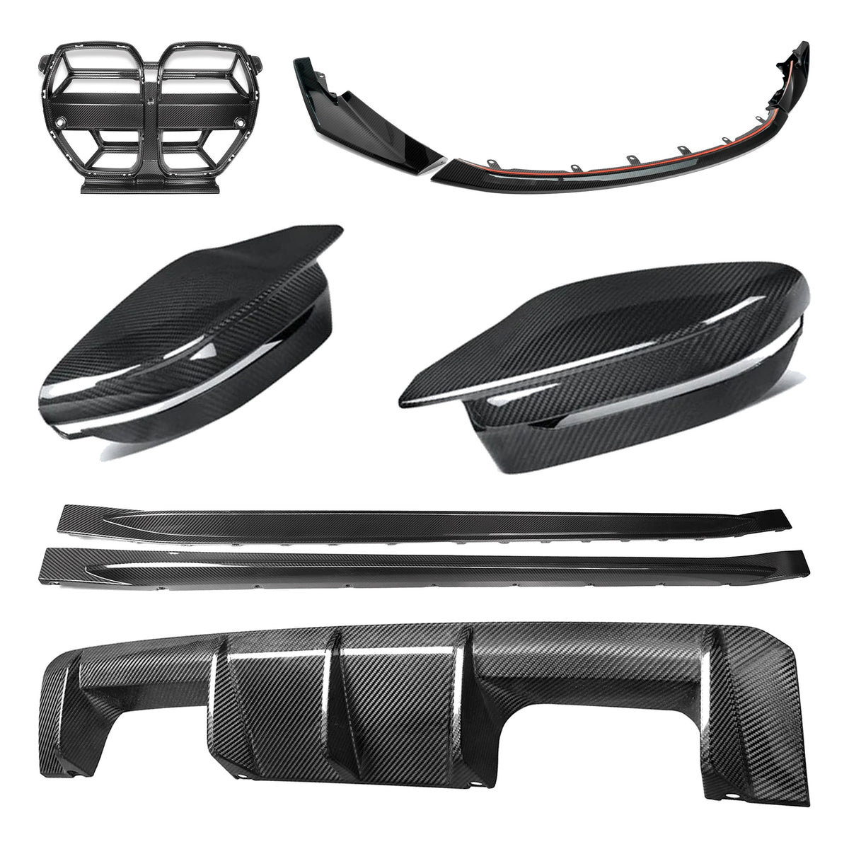 TNF+ CSL-Style Komplett-Kit Carbon passend für BMW M4 (G82/G83)