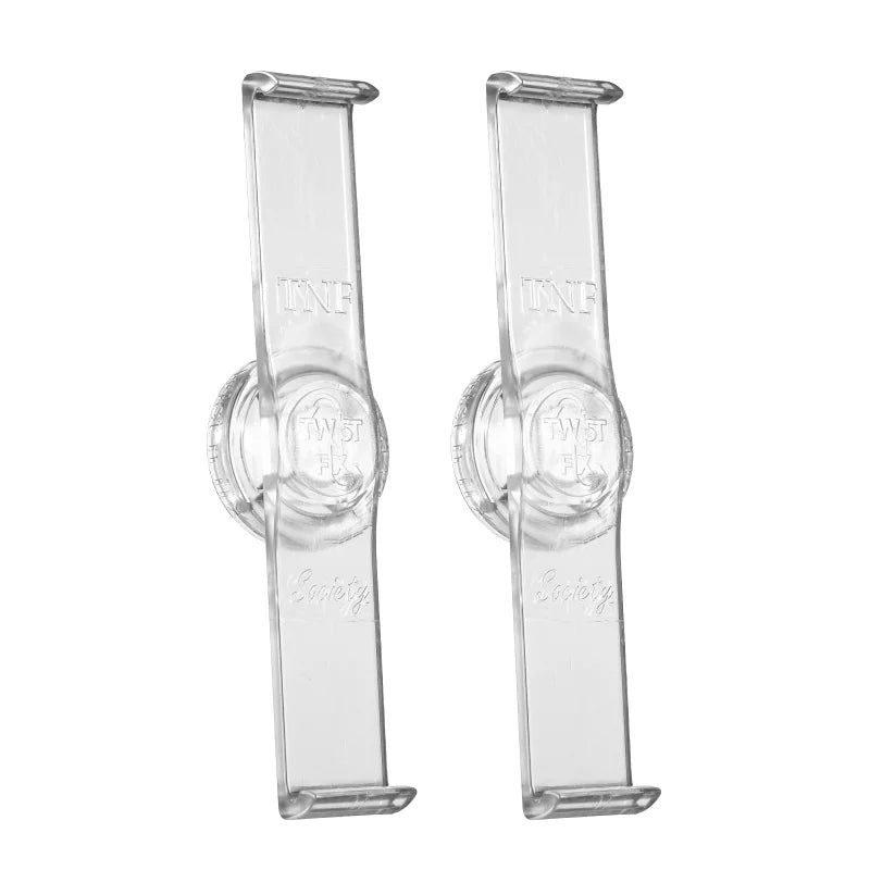 TwistNfix Universeller Kennzeichenhalter Transparent mit Zulassung