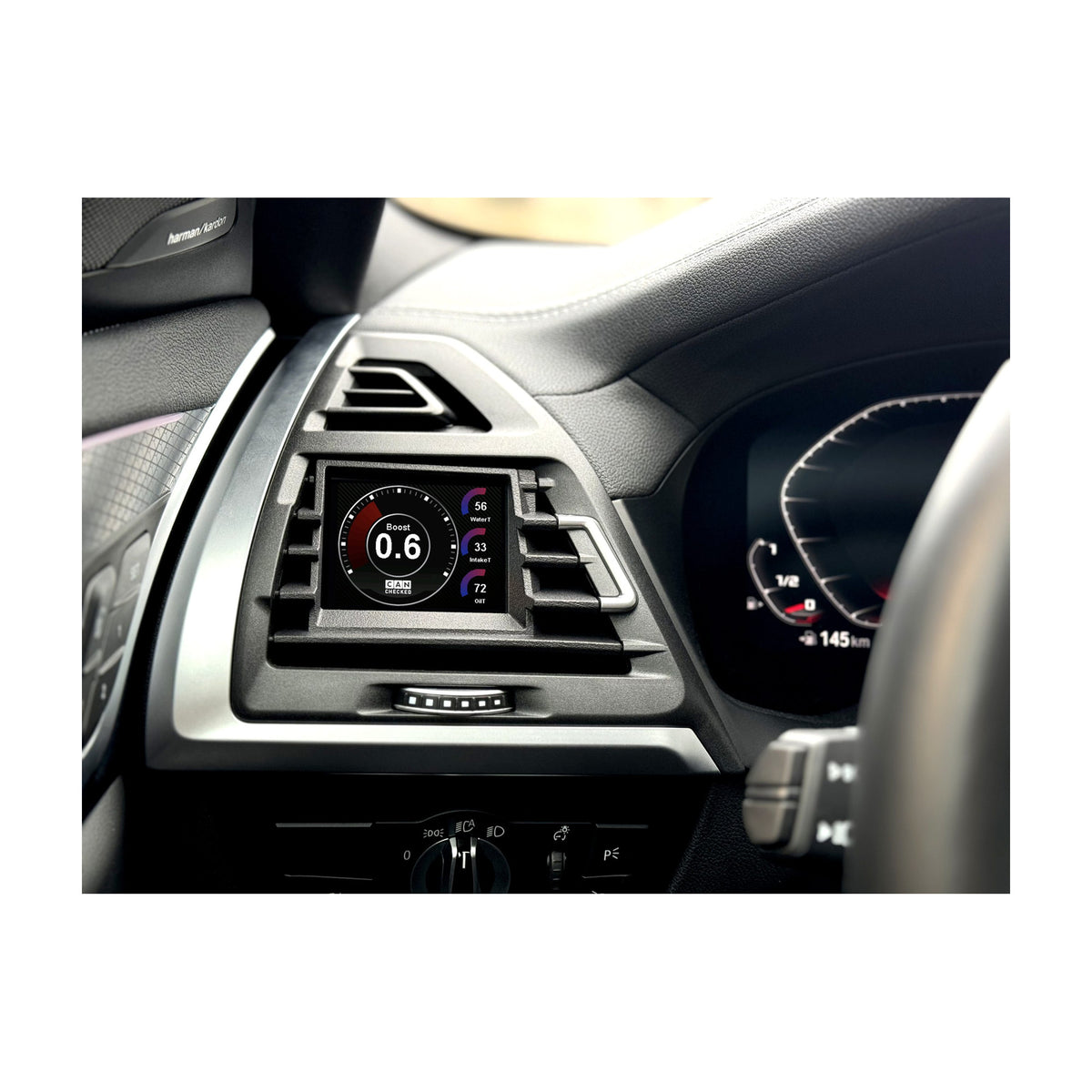CANchecked Datendisplay MFD28 Gen2 passend für BMW X3 X4 G01 G02 F97 F98 vFL LHD