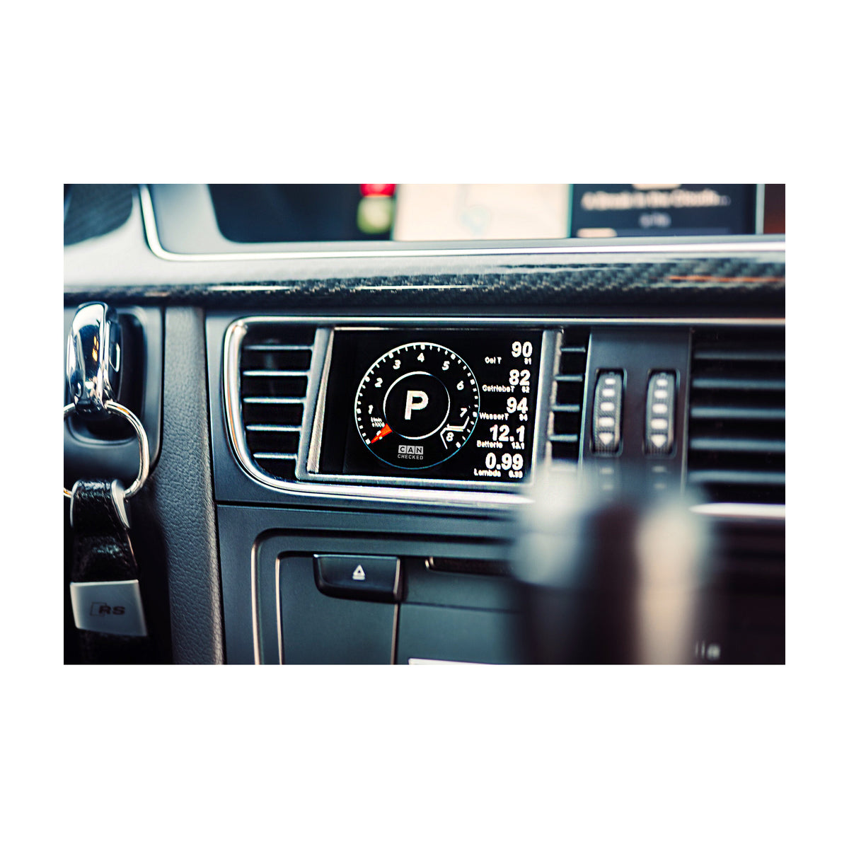 CANchecked Datendisplay MFD28 Gen2 passend für Audi A4 B8/A5 8T LHD