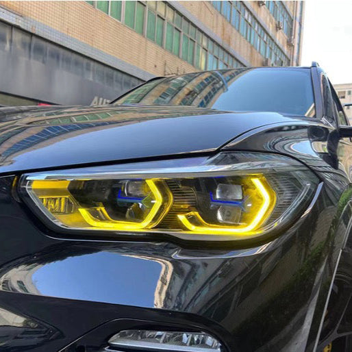 TNF Automatische Tagfahrlichter Module gelb weiß / DRL Module yellow lights / 3 Modi passend für BMW X5 (G05) X5M (F95) X6 (G06) X6M (F96)