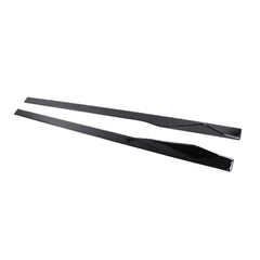 TNF Black side skirts in glossy black suitable for BMW 2 Series (F87 N55/F87C S55/F22/F23)