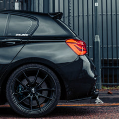 TNF Black Heck Spoiler in schwarz glanz passend für BMW 1er (F21/F22)