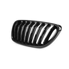 TNF Black single-slat front grille in glossy black suitable for BMW 2 Series (F87 N55/F22/F23)