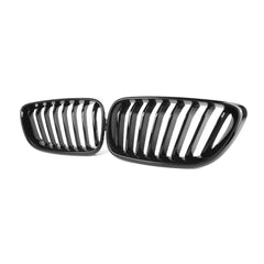 TNF Black single-slat front grille in glossy black suitable for BMW 2 Series (F87 N55/F22/F23)