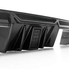 TNF+ LED rear diffuser made of carbon suitable for BMW (G80/G81/G82/G83)