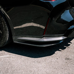 TNF+ rear side splitter carbon suitable for BMW G82/G83