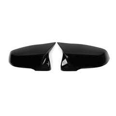 TNF Black mirror caps in glossy black suitable for BMW/Toyota (F40/F44/G29/A90)