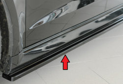 Rieger Seitenschwelleransatz f&uuml;r orig. RS3 (8V) Sportback-Schweller bis Facelift rechts