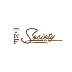 Sticker TNF Society gold 20cm