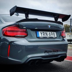 TNF+ Carbon Heckfl&uuml;gel passend f&uuml;r BMW F82 GT4 Design