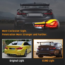 VLAND R&uuml;ckleuchten OLED Optik BMW 4er F32, F33, F36, F82 M4 Plug-and-Play