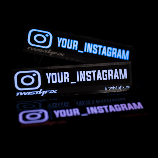 Instagram Profil Electric Sticker 2er Set