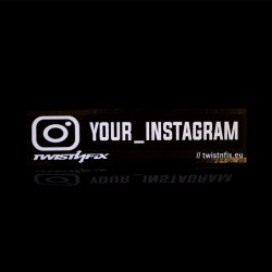 Instagram Profil Electric Sticker 2er Set