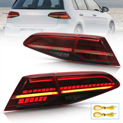 VLAND LED-R&uuml;ckleuchten f&uuml;r Volkswagen Golf 7 MK7 MK7.5 2013&ndash;2019 (nicht geeignet f&uuml;r Golf GTI 7.5 | Golf R | Wagon | Halogenmodelle)