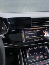 Handyhalter passend f&uuml;r Audi Q7 Facelift ab Bj.2019 + Q8 (4M) ab Bj.2018 Made in GERMANY