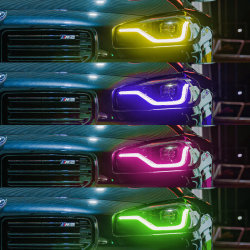 TNF RGBW DRLS LIGHTS inklusiv K&uuml;hlk&ouml;rper passend f&uuml;r BMW G87/G42 Tagfahrlicht-LED-Modul-Set RGBW
