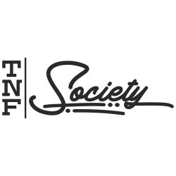 Sticker TNF Society schwarz 20cm